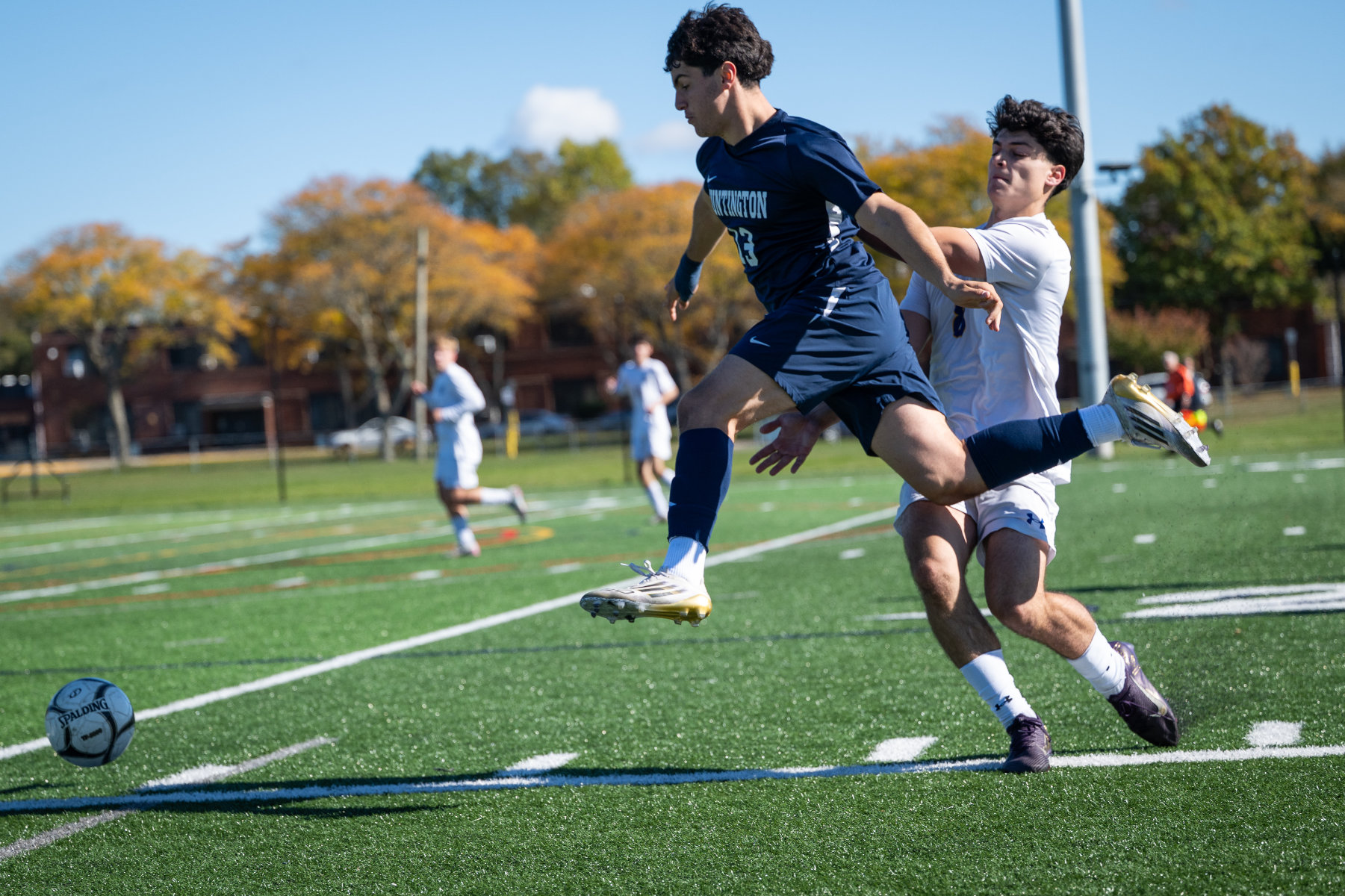  Junior Robbie Campbell was Huntington's top player this past fall. (Darin Reed photo.)  