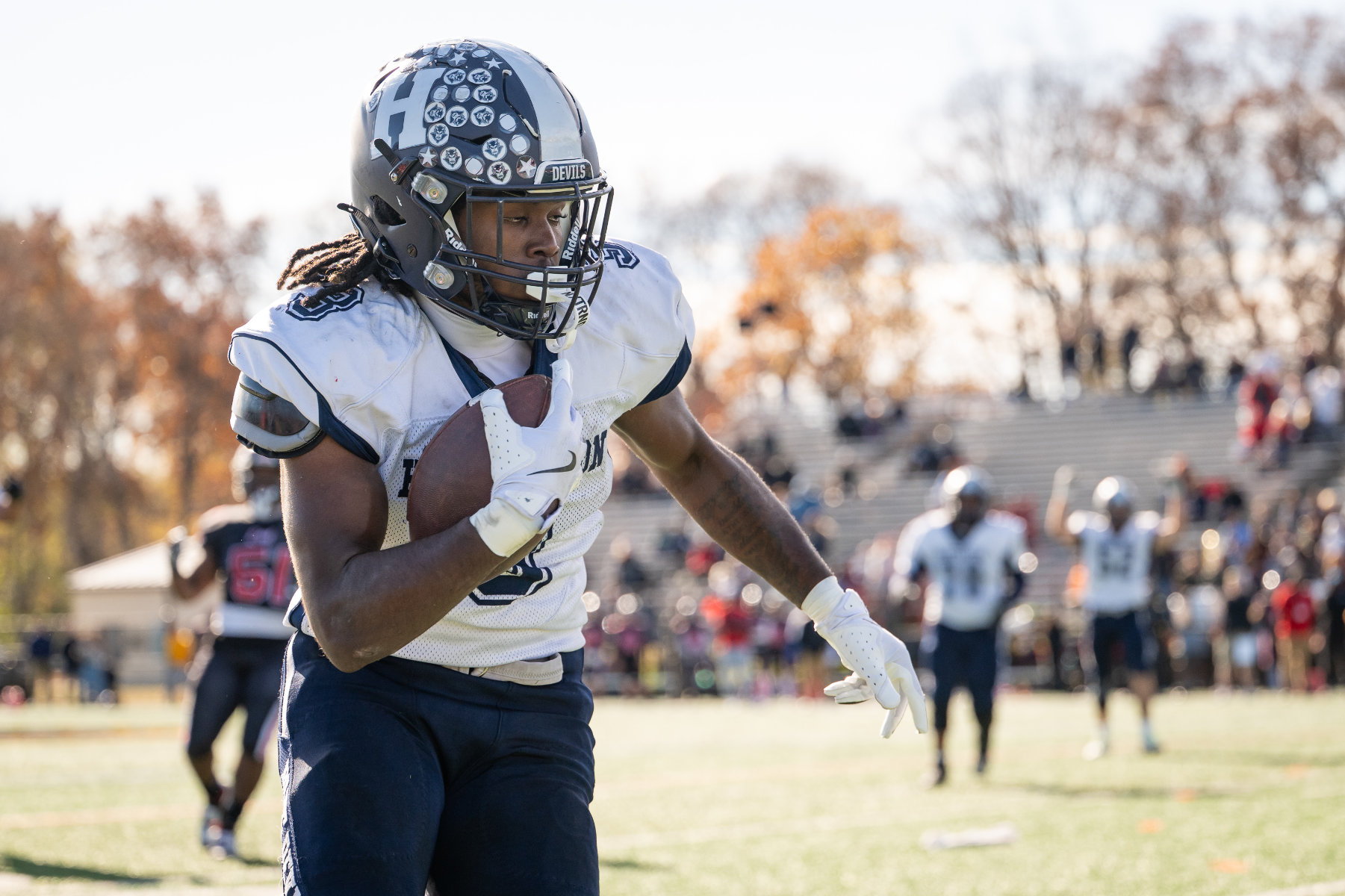  Junior Robbie Campbell was Huntington's top player this past fall. (Darin Reed photo.)  