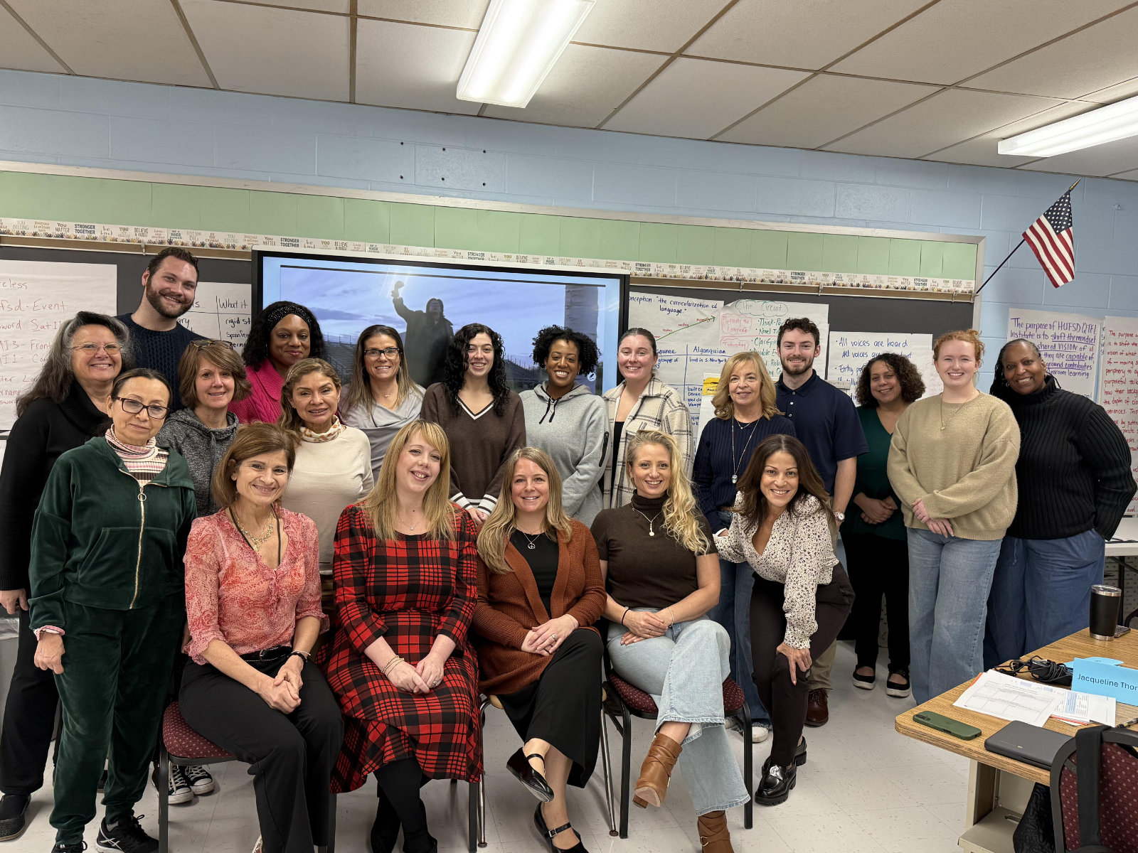 Finley and Huntington High School teachers that received QTEL related training.