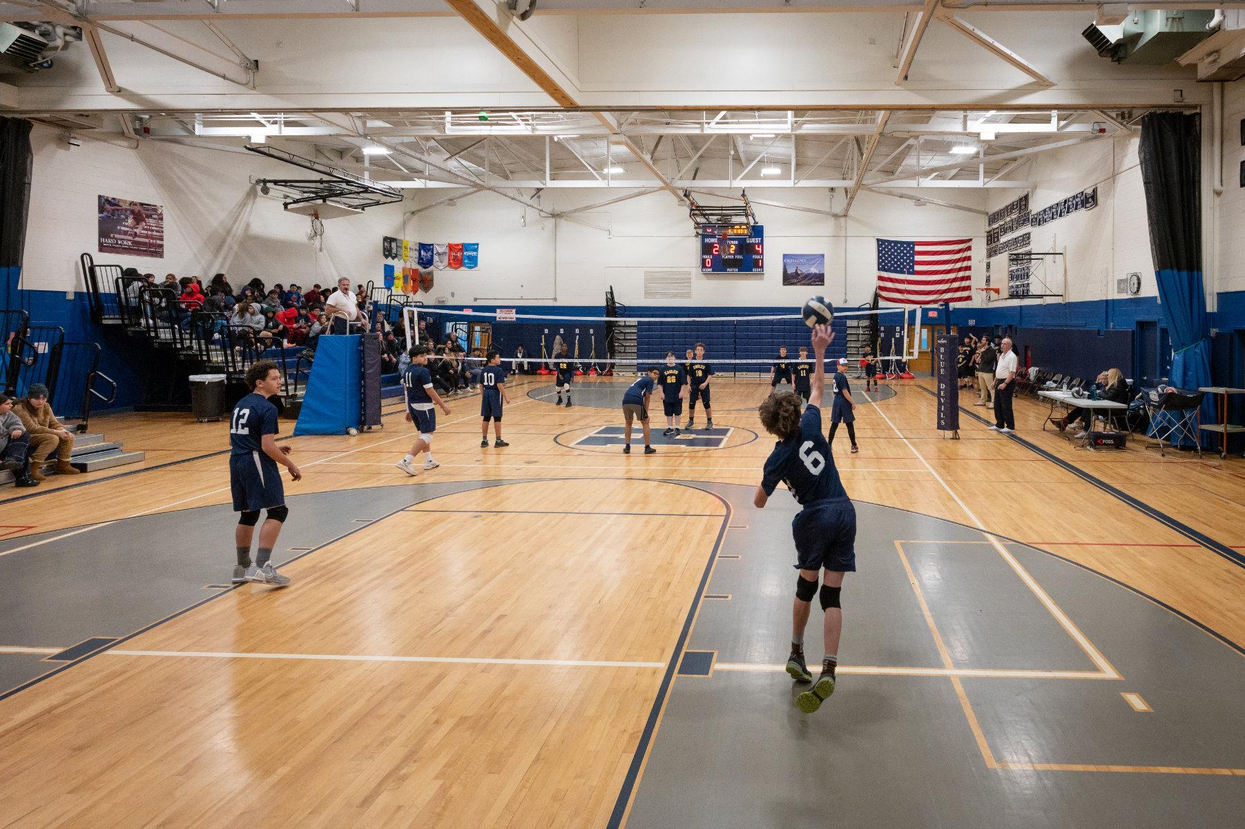  The Finley Middle School boys' volleyball team will play its first match this week. (Darin Reed photo.)  