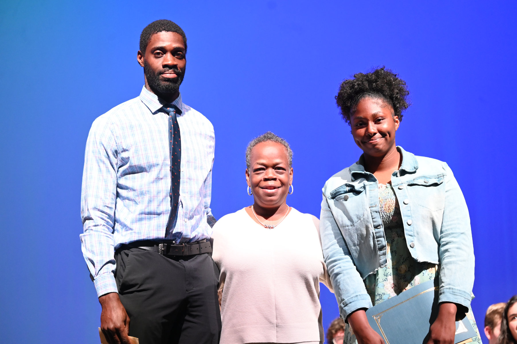 Lindsay Depeine (right) with Malcolm Eugene and Sylvia Belanger (1)