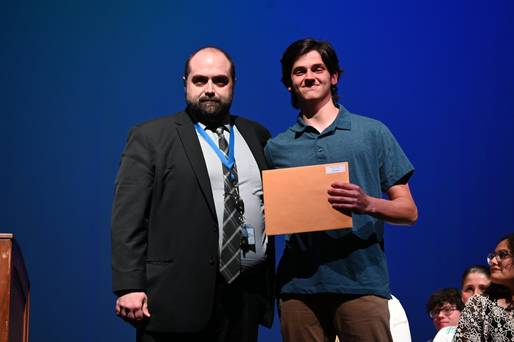 Dr. Ricky V. Papandrea Jr. with NY Benefits for Educators & Students Trust Scholarship winner Griffin Kanzer (1)