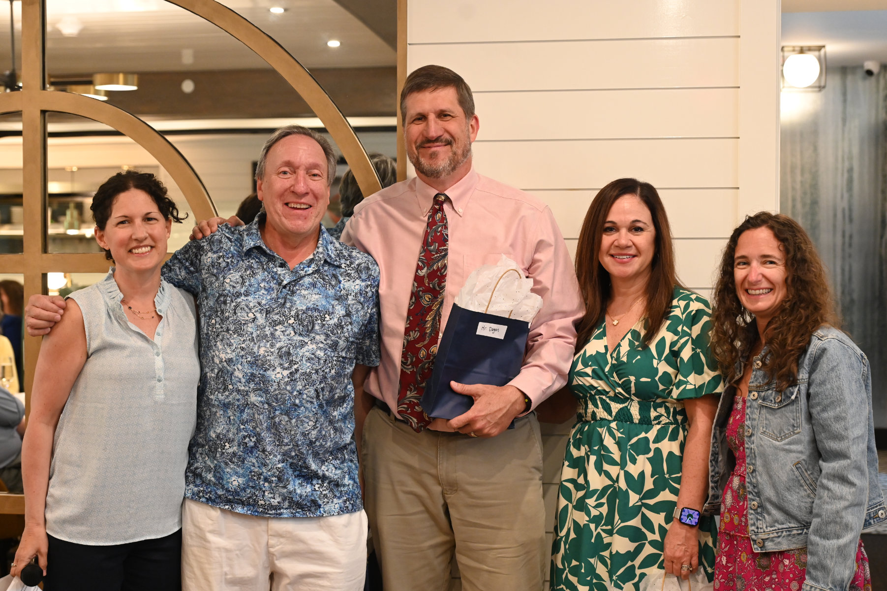 SEPTA co-Presidents Sara Baliber and Dr. Kristin Rogin flanked the award recipients.