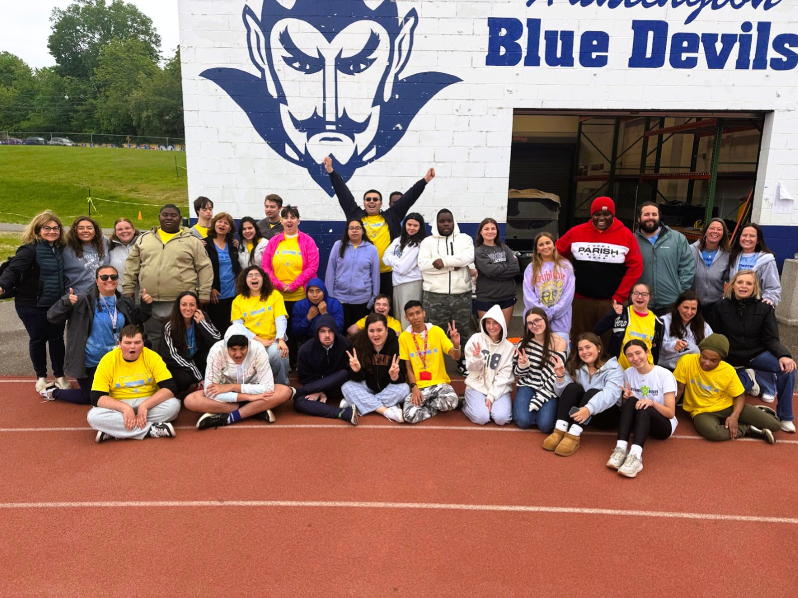  Huntington held its own Challenge Day and the Blue Devils loved ever minute of it.  