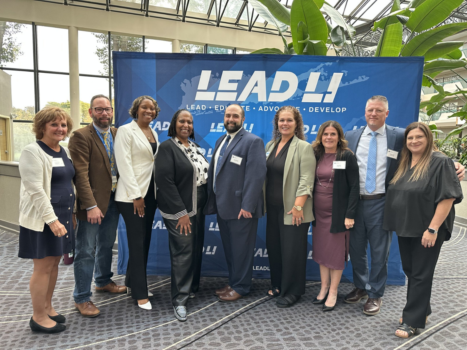  Huntington UFSD officials at the Fall LEAD Long Island conference.  