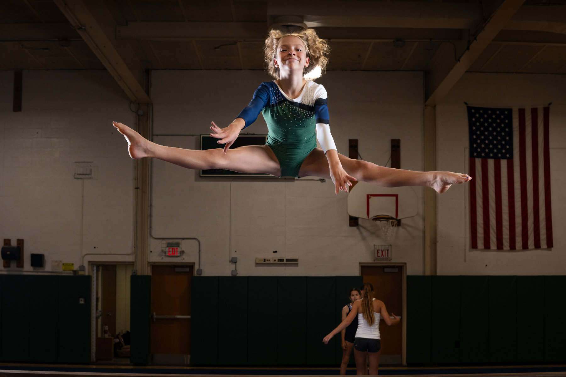  Maddie Harris is one of Huntington's dynamic gymnasts. (Darin Reed photo (1) 