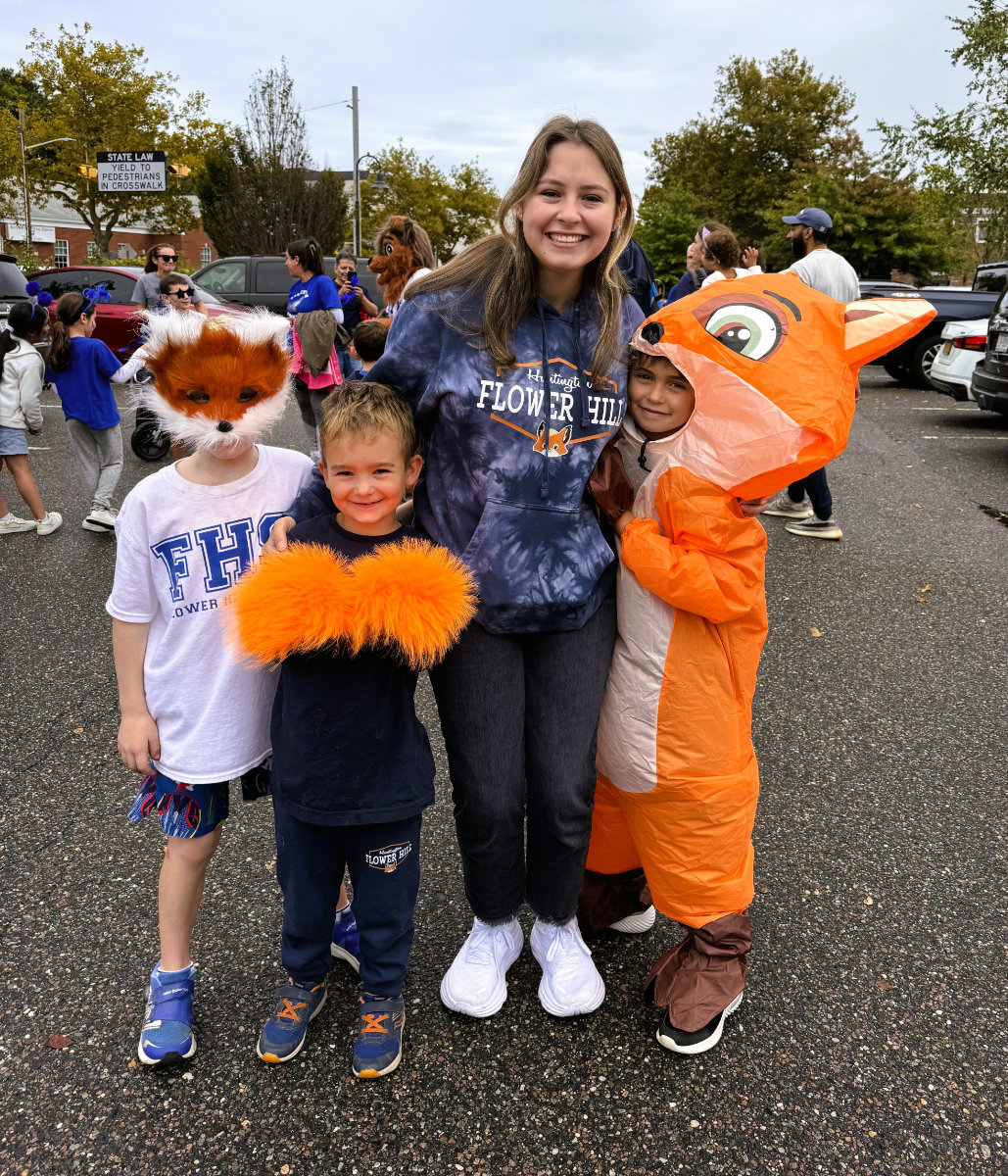  Flower Hill's Caroline Zaczek at the Homecoming Day parade last September.   