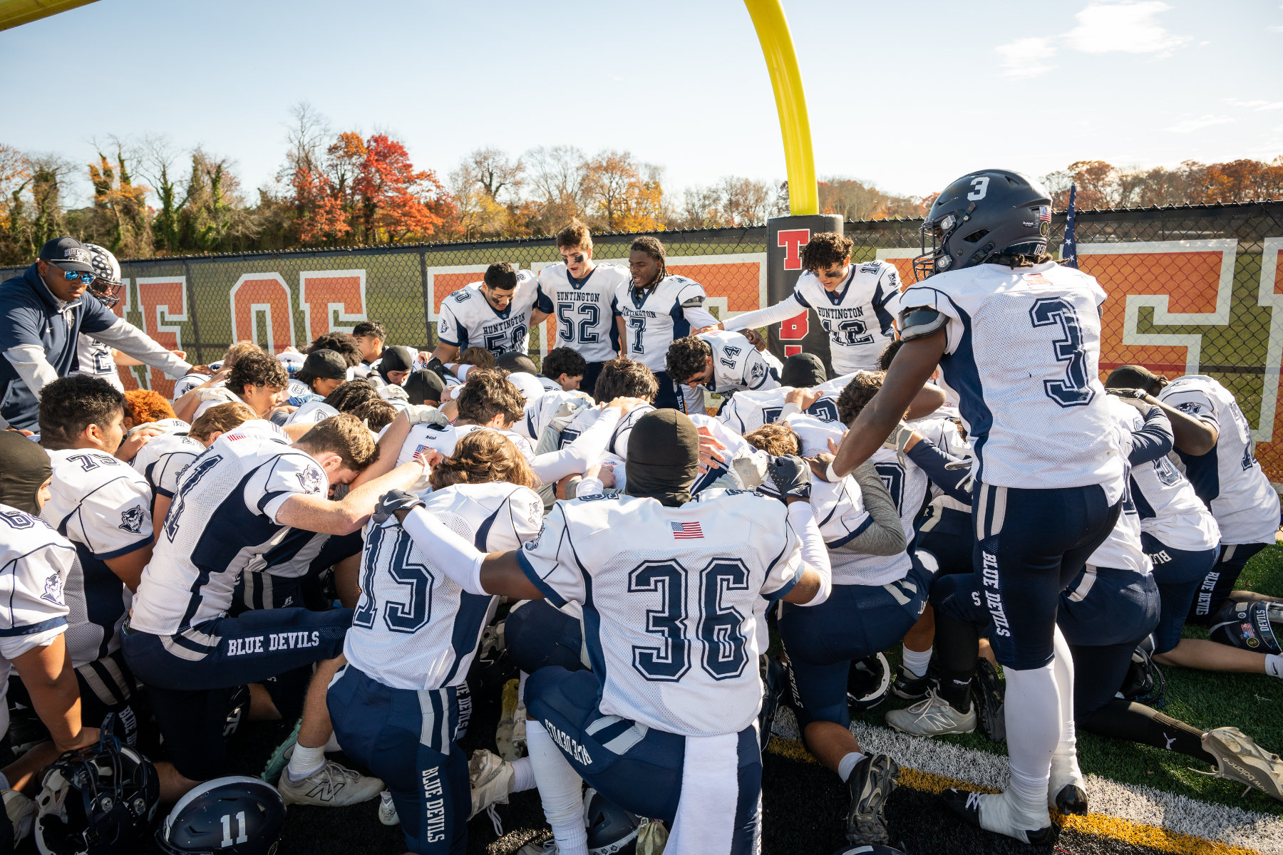  Huntington fell to Hills East in the county semifinals. (Darin Reed photo.)  