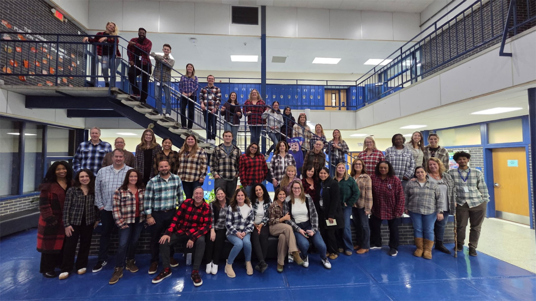 Flannel Day during Finley's Underground Spirit Week.
