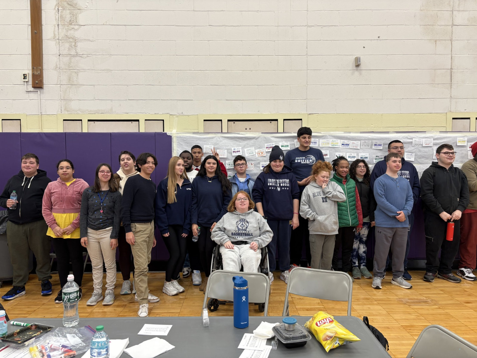 Huntington's Unified Sports athletes participated in the youth summit