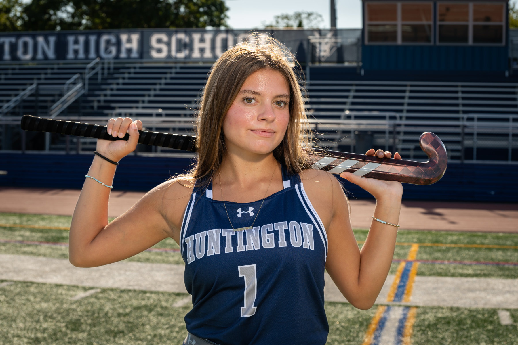  Caroline Mitek leads the Blue Devils with 12 goals and four assists. (Darin Reed photo.)  