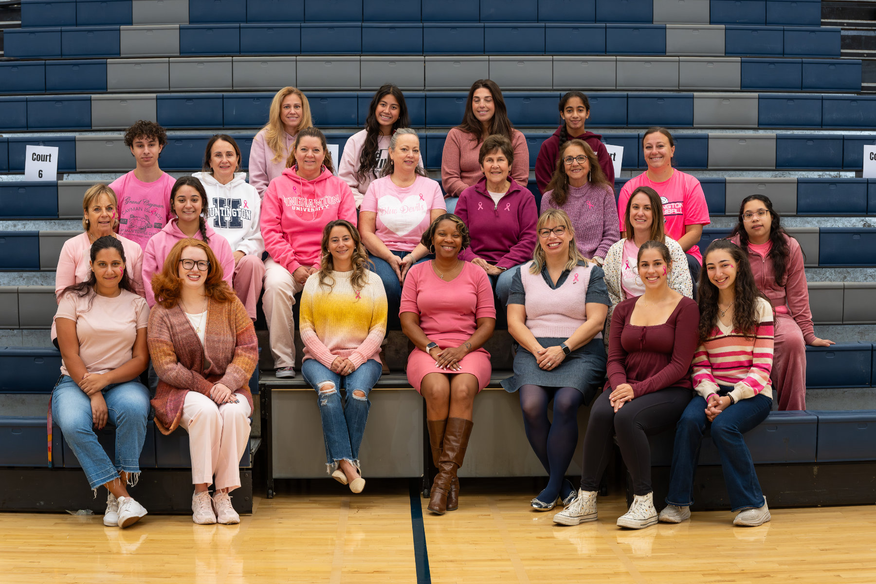 Teachers and students joined together for the special month. (Darin Reed photo.)