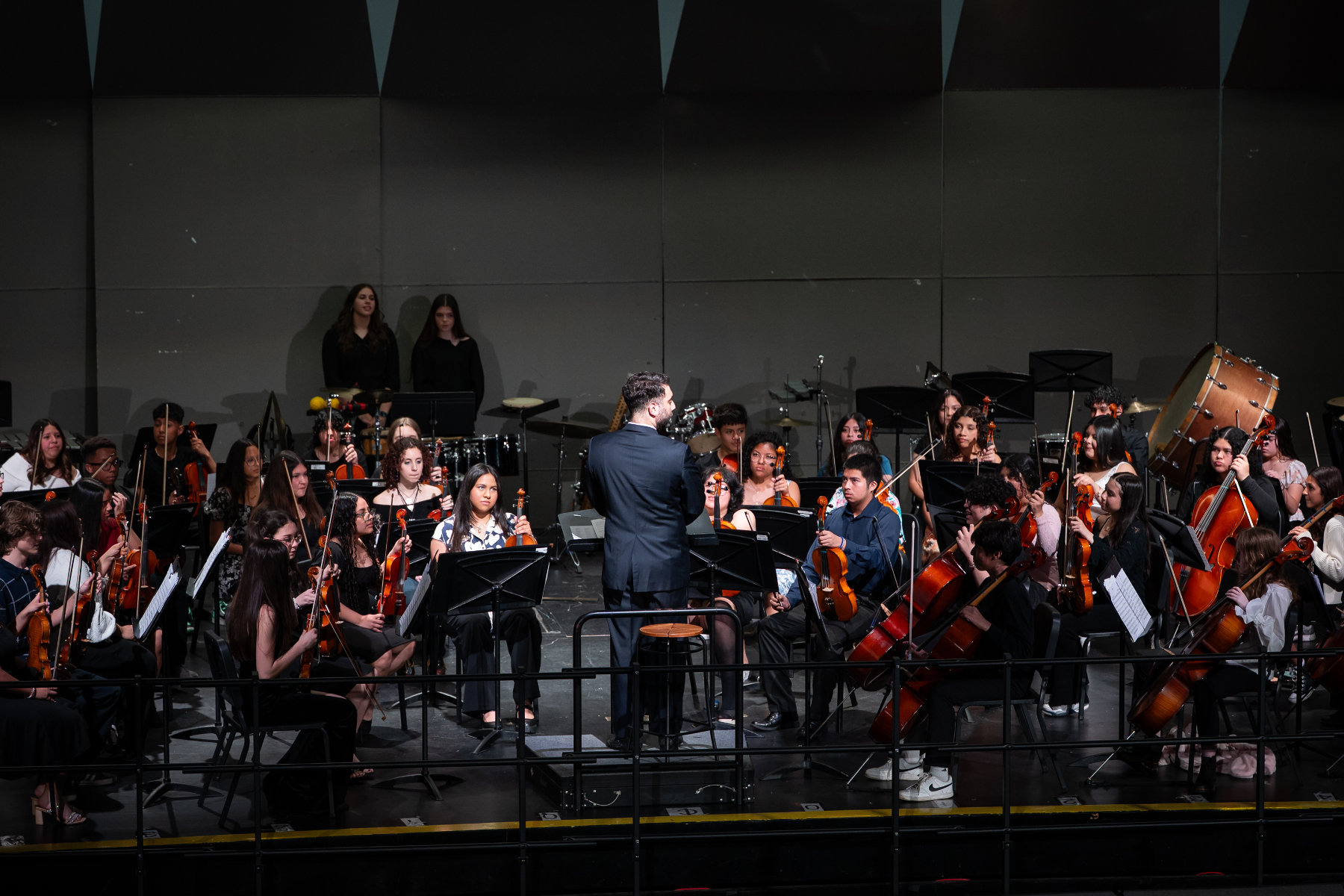  Huntington students have long thrived musically. (Darin Reed photo)  