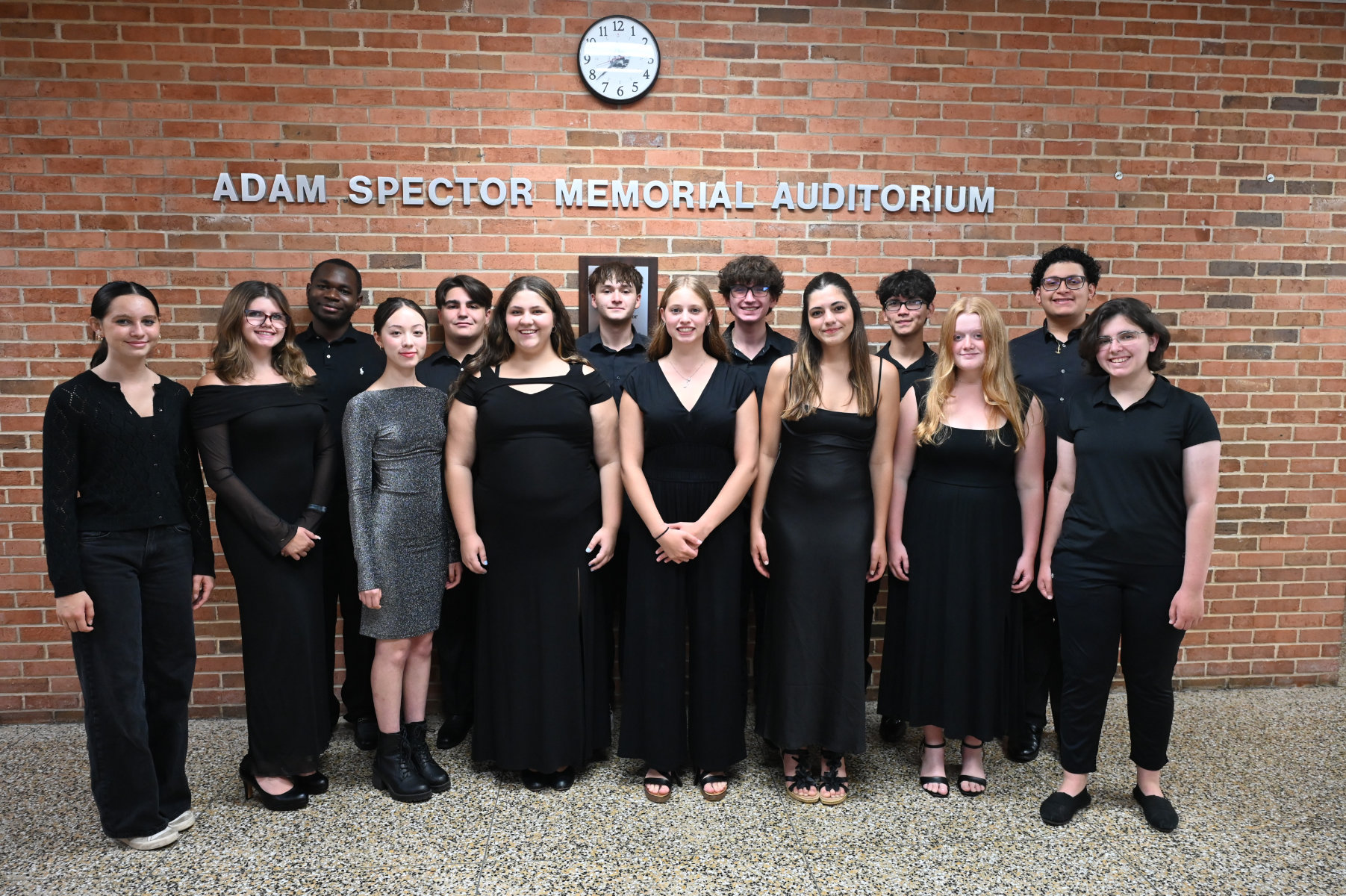  Huntington Chamber Choir members performed at a 9-11 tribute on Monday night   