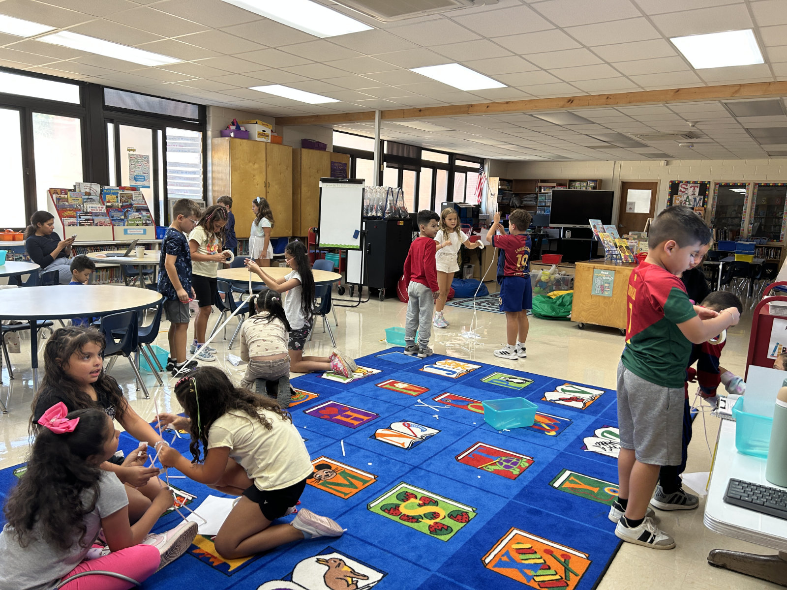  Southdown third graders were challenged in the school's makerspace (2)  