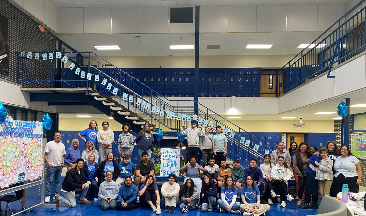  The Finley Middle School community is observing Autism Acceptance Month.  (2)  