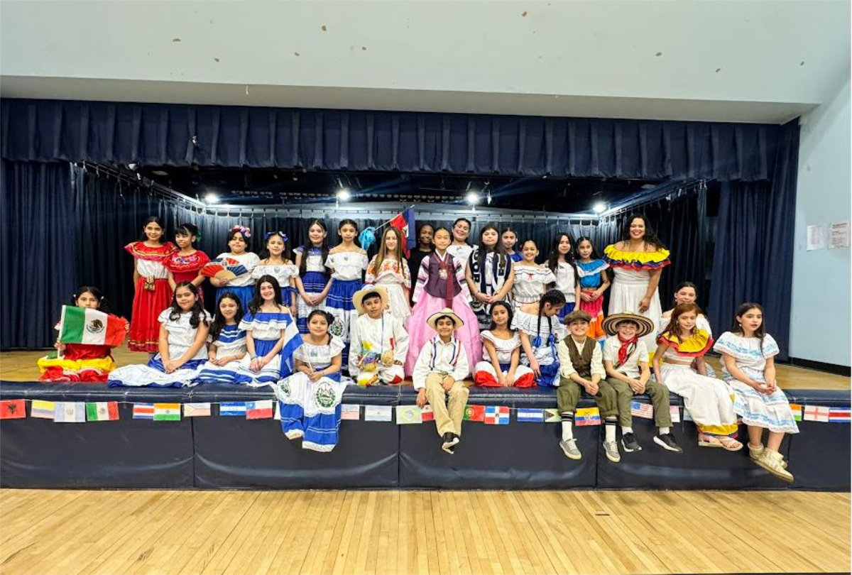  Multicultural Night fashion at Woodhull School.  