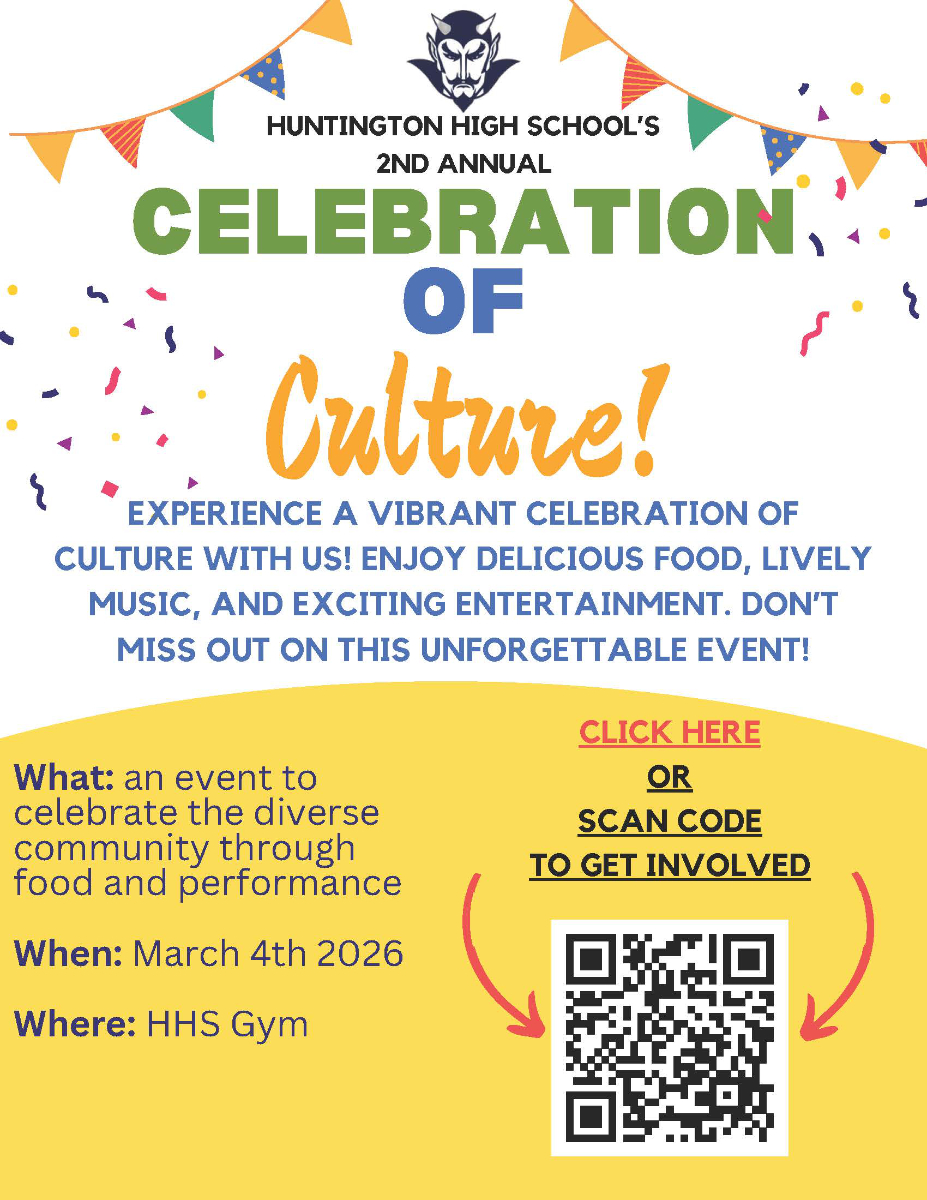  Huntington High School Celebration of Culture Flyer.  