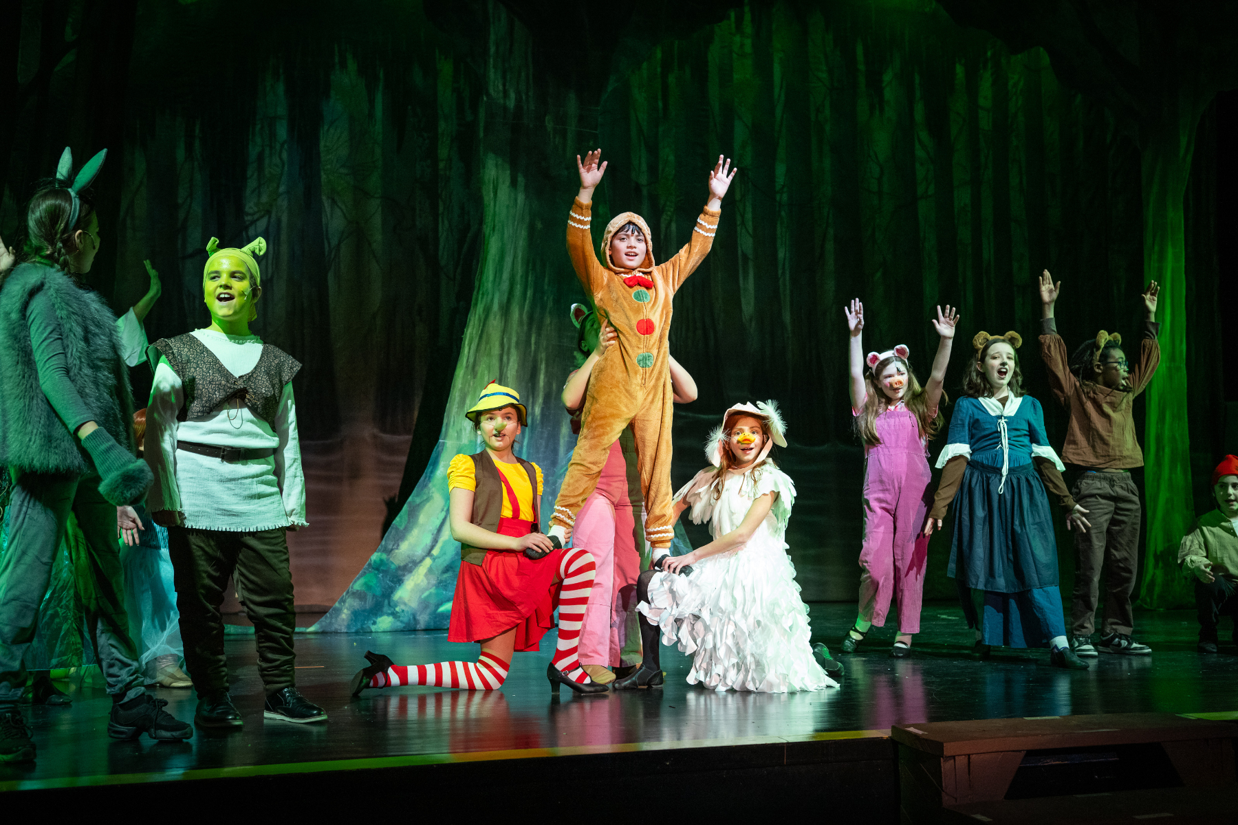  Shrek Jr. is on stage at Huntington High School on Friday, Saturday and Sunday. (Darin Reed photo)  