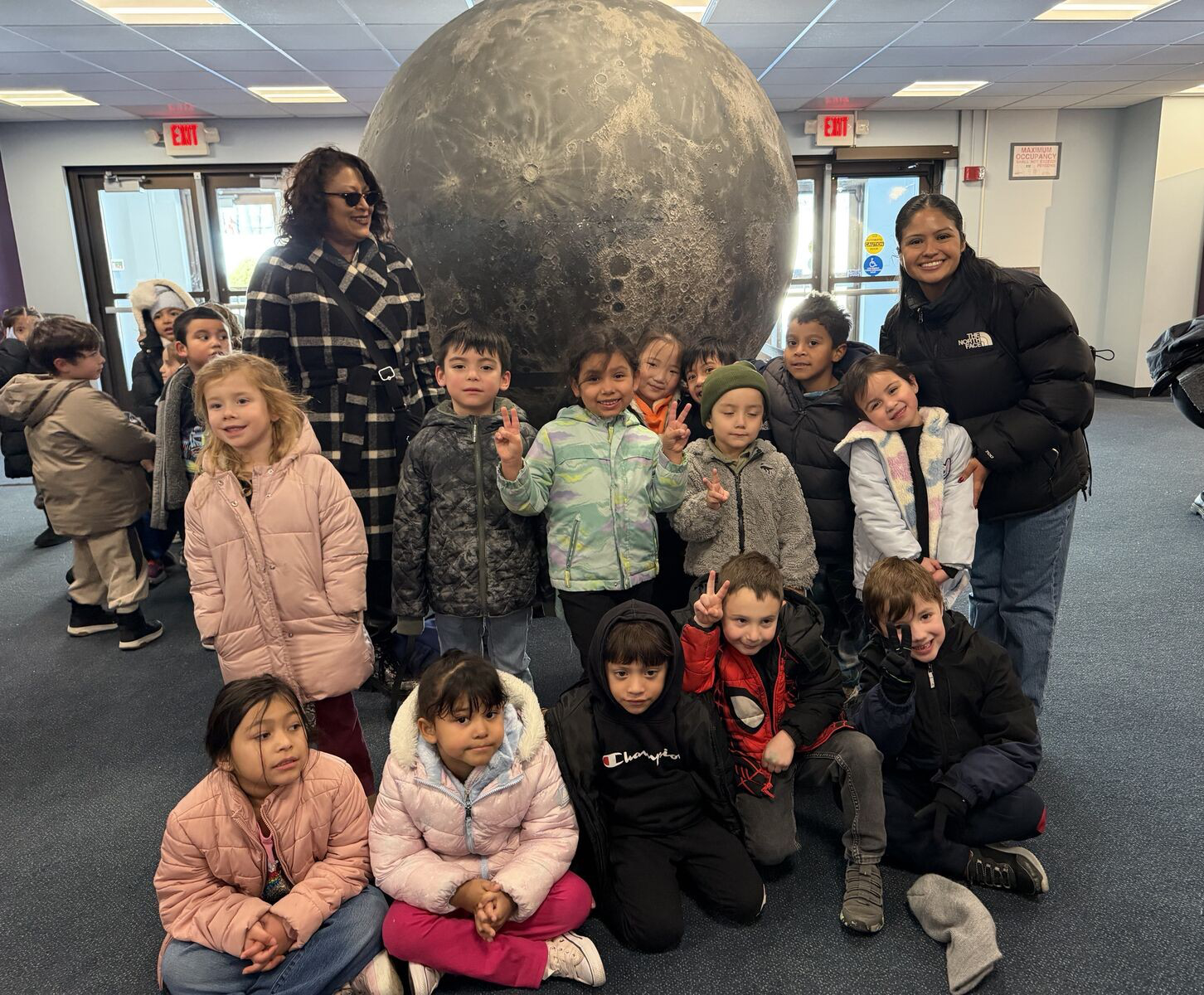  Jefferson Primary School kindergarteners at the Vanderbilt Planetarium.  