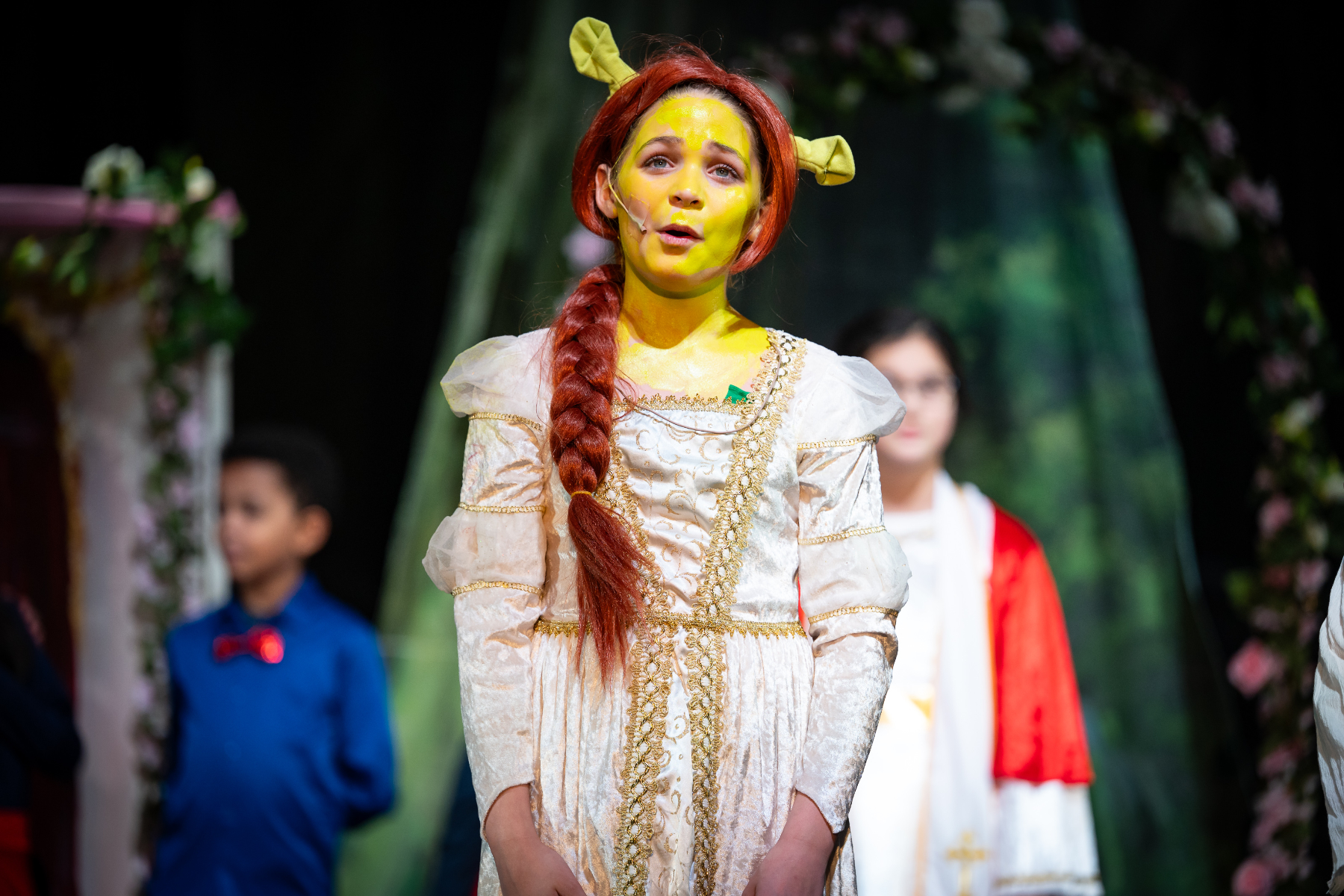 Shrek Jr. is on stage at Huntington High School on Friday, Saturday and Sunday. (Darin Reed photo)