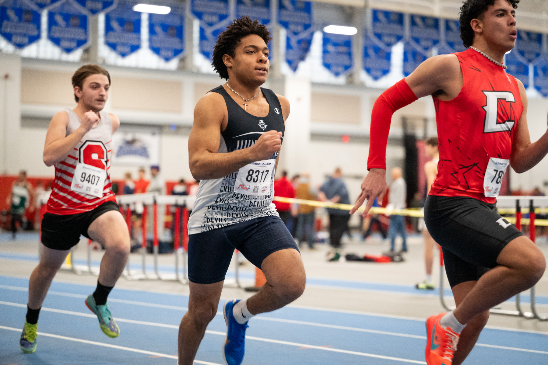  Huntington boys' and girls' track teams will vie in the county championships this weekend. (Darin Reed photo.)  