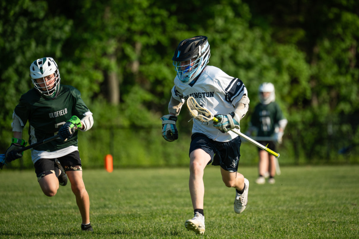  The Finley boys' lacrosse team in action against Oldfield. (Darin Reed photo)  