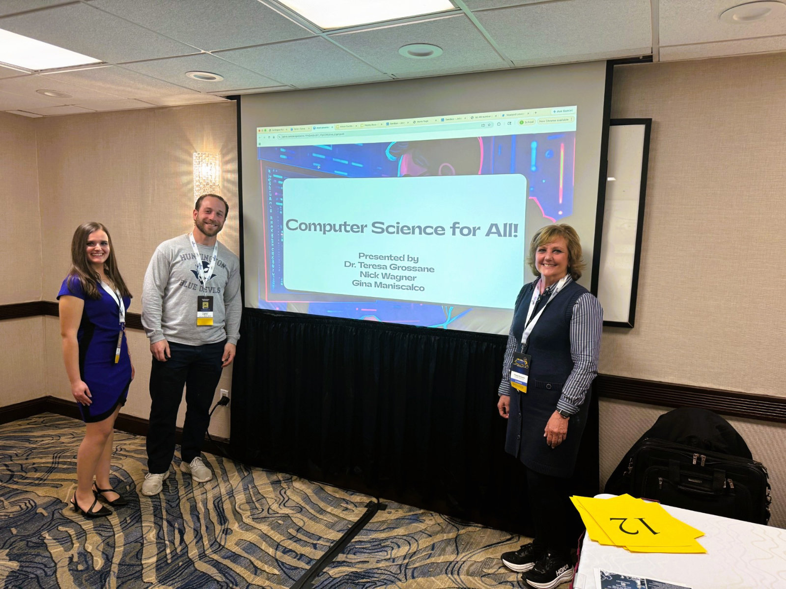  These Huntington educators made a very well received presentation.   