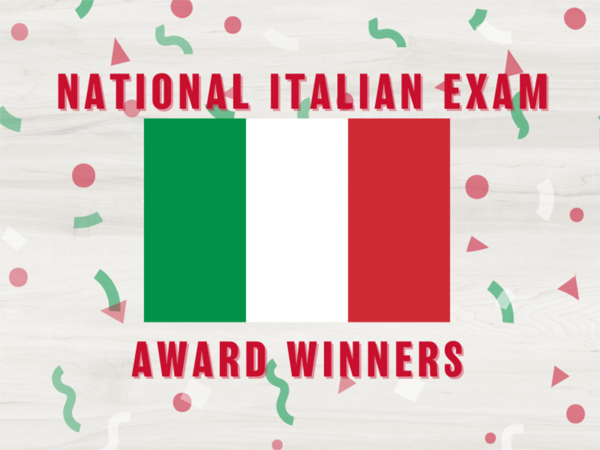  Finley students were spectacular on the National Italian Exam.  