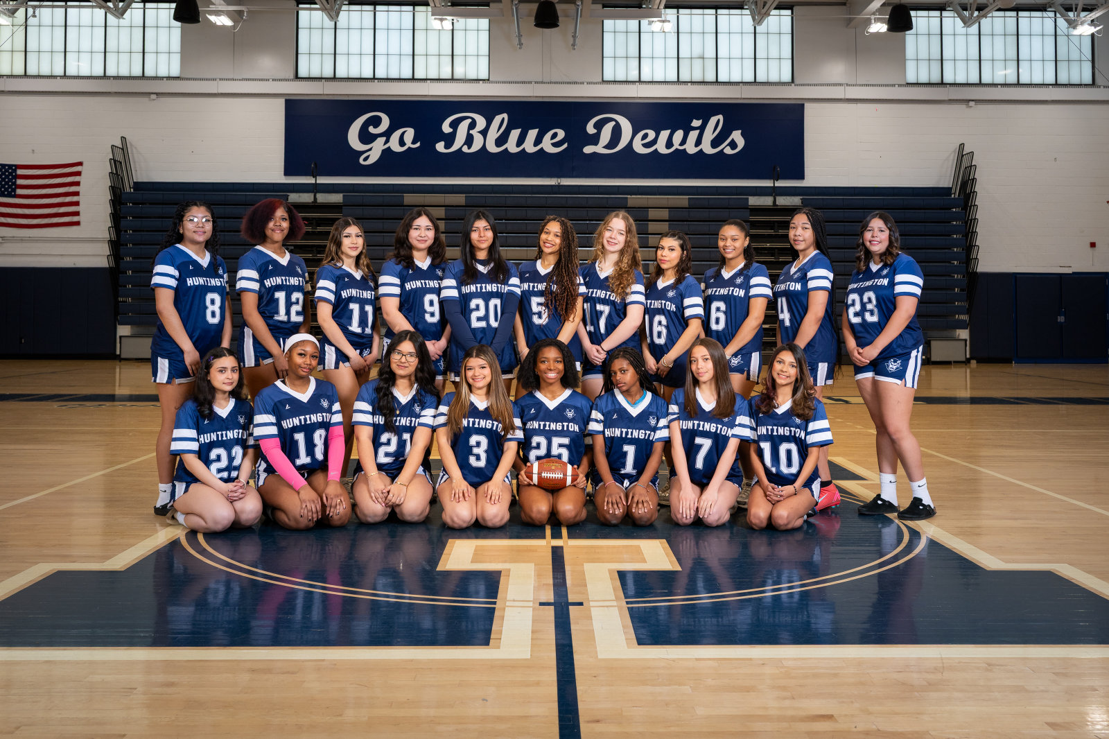 Huntington's flag football program is enjoying its finest season ever. (Darin Reed photo.)