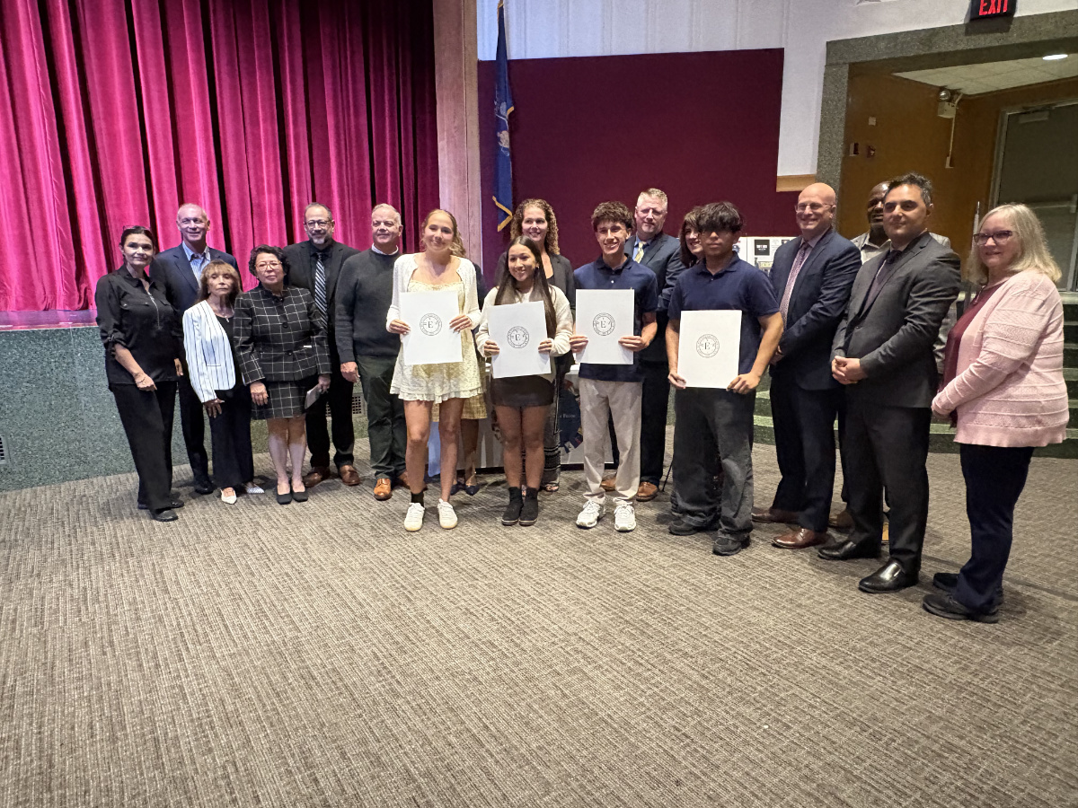  The Town of Huntington highlighted the achievements and talents of Huntington High School students  