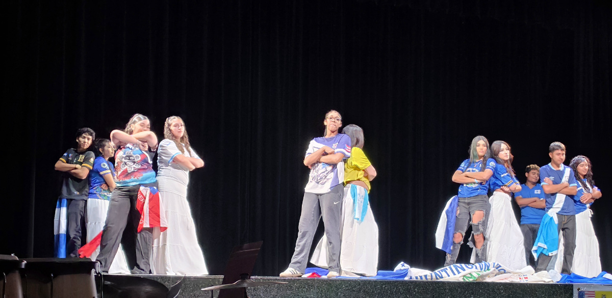 The Town of Huntington highlighted the achievements and talents of Huntington High School students
