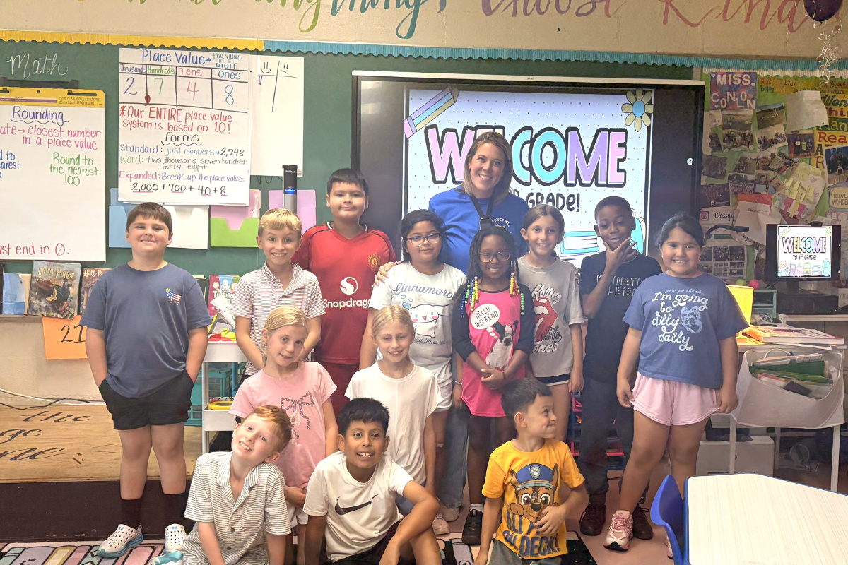 Allison Conlon is a third grade teacher at Flower Hill Primary. 
