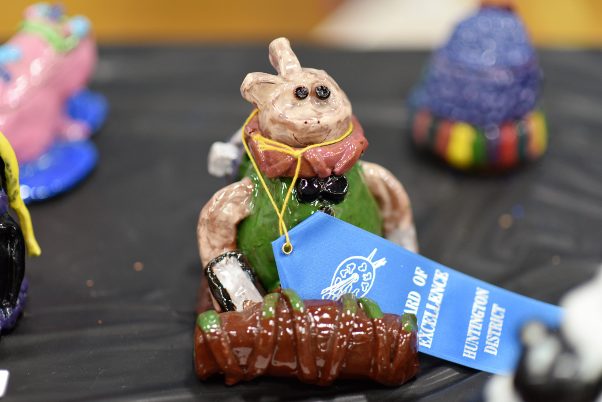  Ceramics & Sculpture classes offered at Huntington High School.  