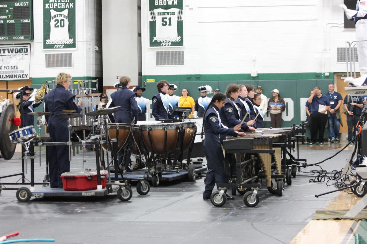  The Blue Devil Marching Band was outstanding this past weekend at Brentwood.  