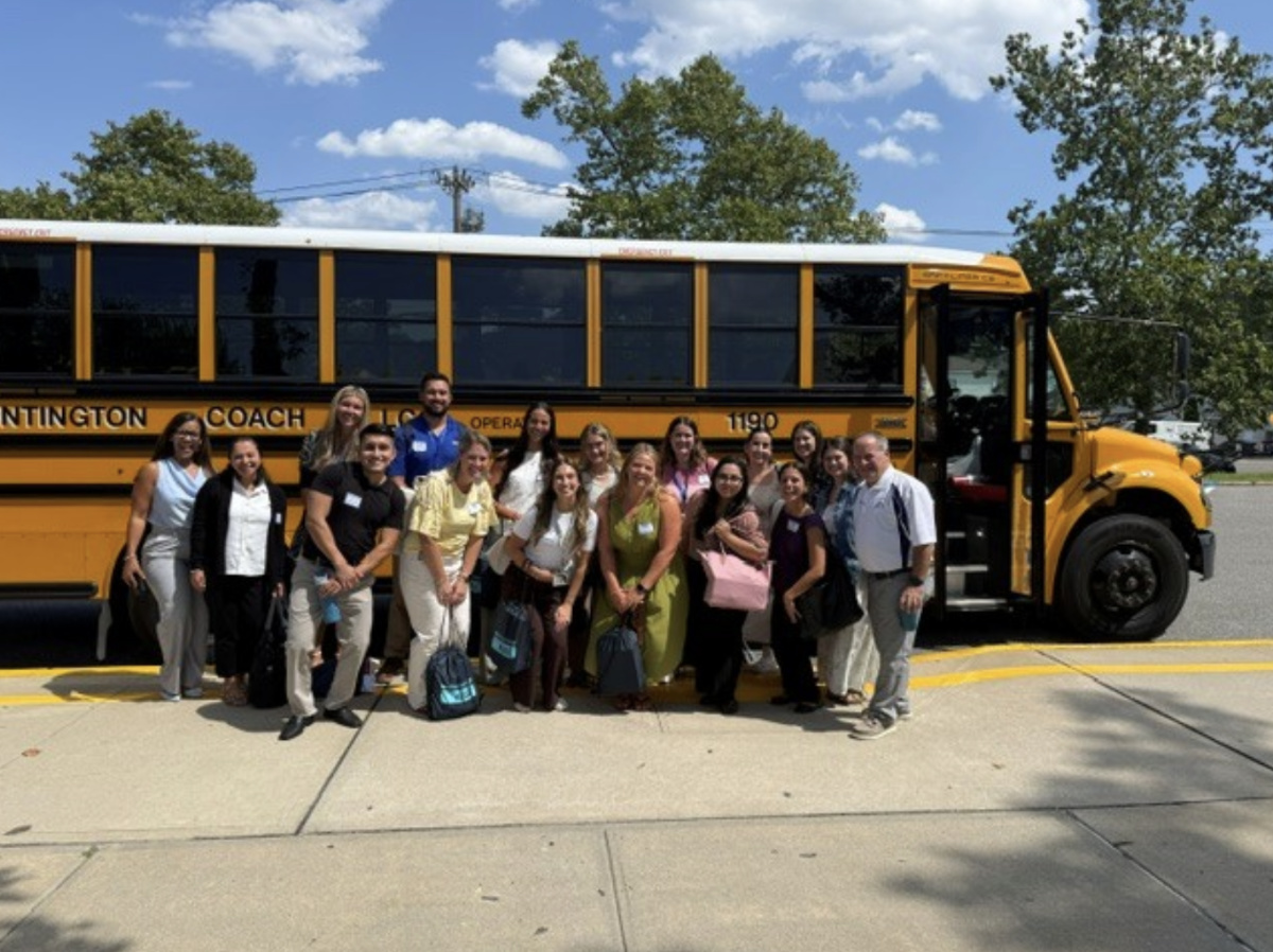  New Faculty Members were treated to a district-wide tour hosted by Mr. Leavy in August  