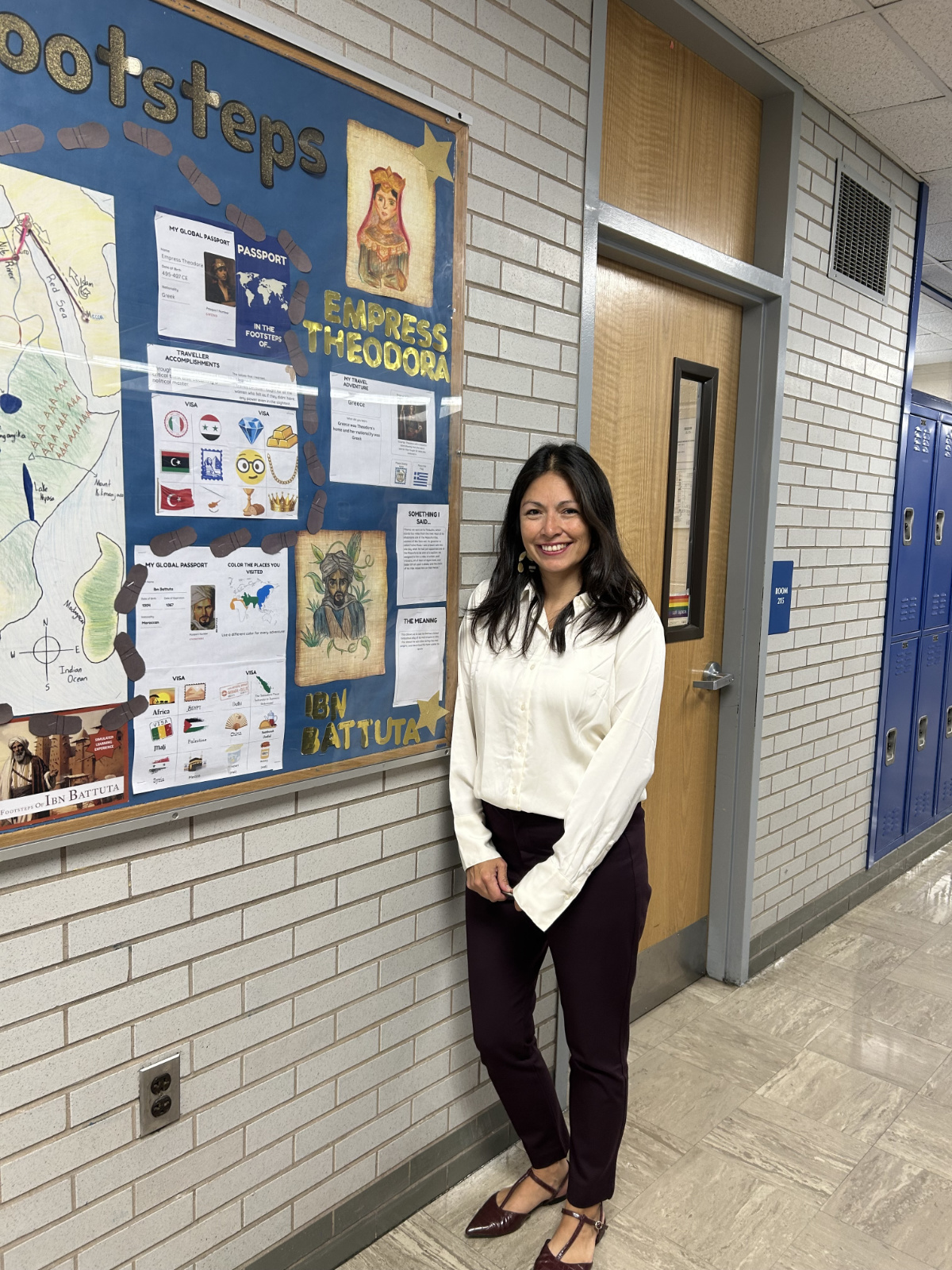  Esmeralda Tello is a devoted faculty member at Huntington High School.  